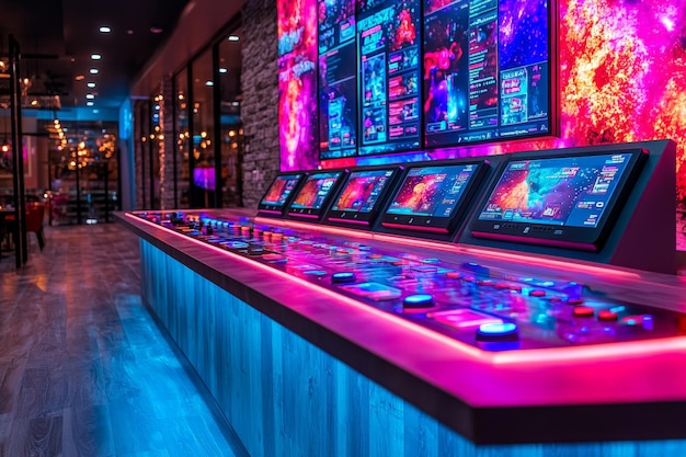 Arcade exhibition installation space